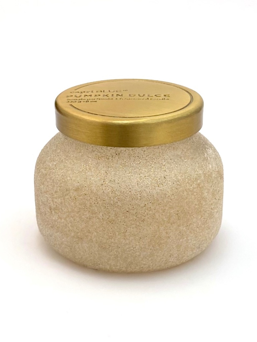 Anthropologie Capri Blue *EMPTY* 8 Oz CHAMPAGNE GLAM Petite Jar w/ GOLD Lid